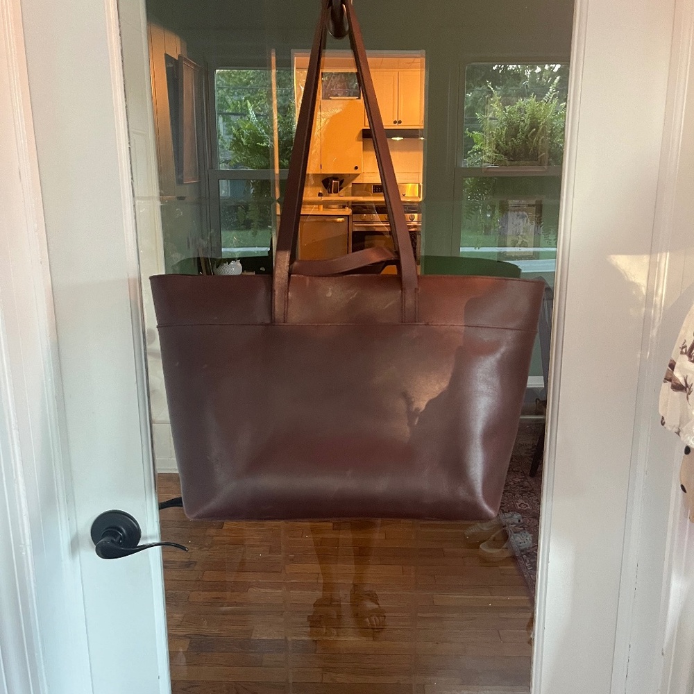 Madewell Zip top Transport tote